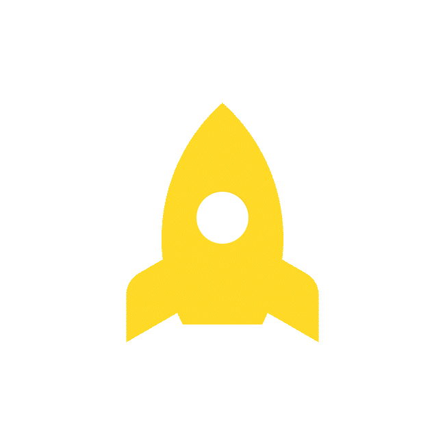 Animated Rocket Icon